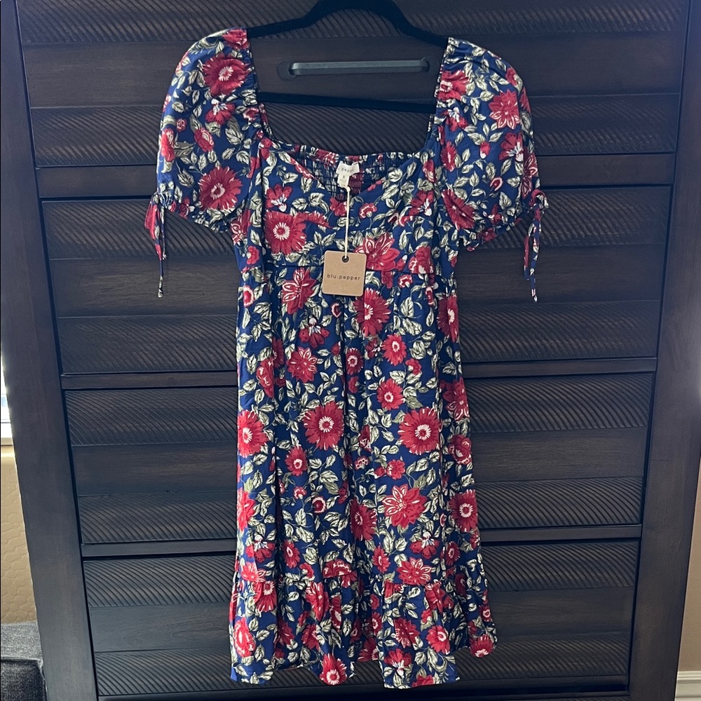 Blu Pepper floral dress